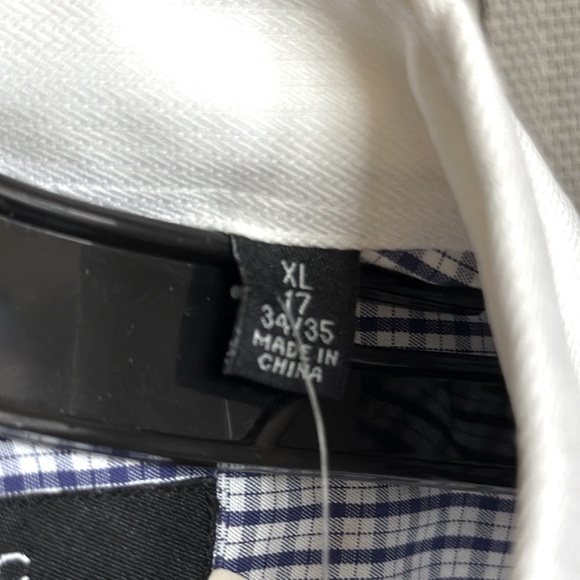 NWT $95 Andrew Marc XL Slim Fit 17 34/35 White - Picture 4 of 12